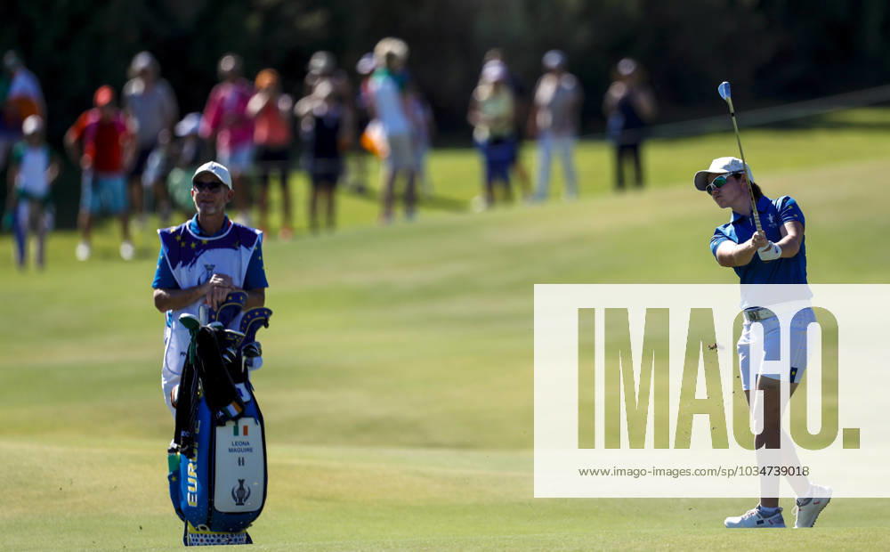 2023 Solheim Cup, Finca Cortesin, Andalucia, Spain 24 9 2023 Leona Maguire hits it down the fairway Leona Maguire hits it down the fairway 24 9 2023