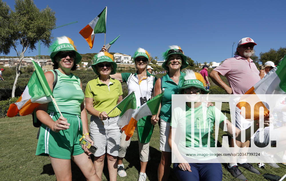 2023 Solheim Cup, Finca Cortesin, Andalucia, Spain 24 9 2023 Leona Maguire fans watch on Leona Maguire fans watch on 24 9 2023