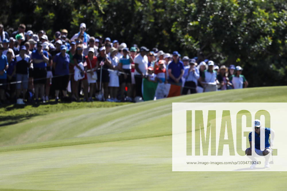 2023 Solheim Cup, Finca Cortesin, Andalucia, Spain 24 9 2023 Leona Maguire lines up a putt Leona Maguire lines up a putt 24 9 2023
