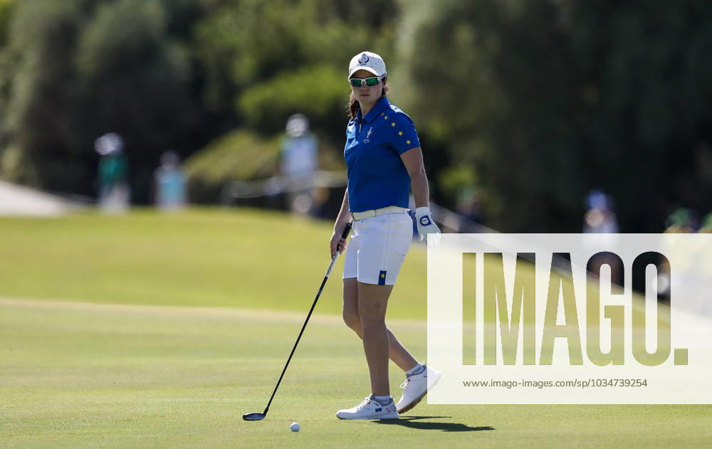2023 Solheim Cup, Finca Cortesin, Andalucia, Spain 24 9 2023 Leona Maguire lines up a putt Leona Maguire lines up a putt 24 9 2023
