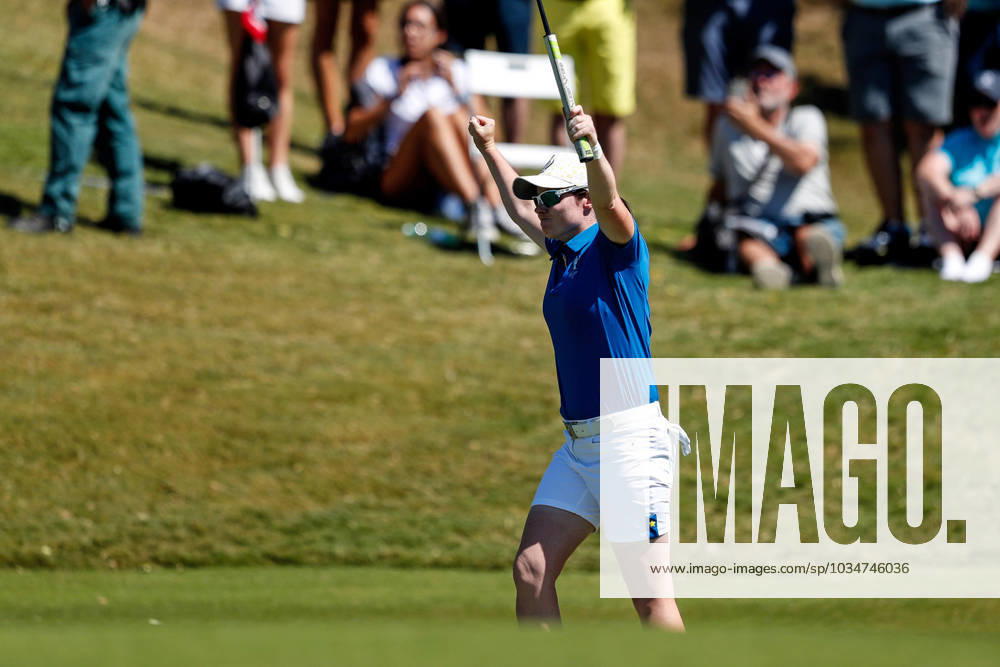 2023 Solheim Cup, Finca Cortesin, Andalucia, Spain 24 9 2023 Leona Maguire Leona Maguire celebrates 24 9 2023