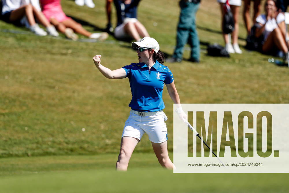 2023 Solheim Cup, Finca Cortesin, Andalucia, Spain 24 9 2023 Leona Maguire Leona Maguire celebrates 24 9 2023
