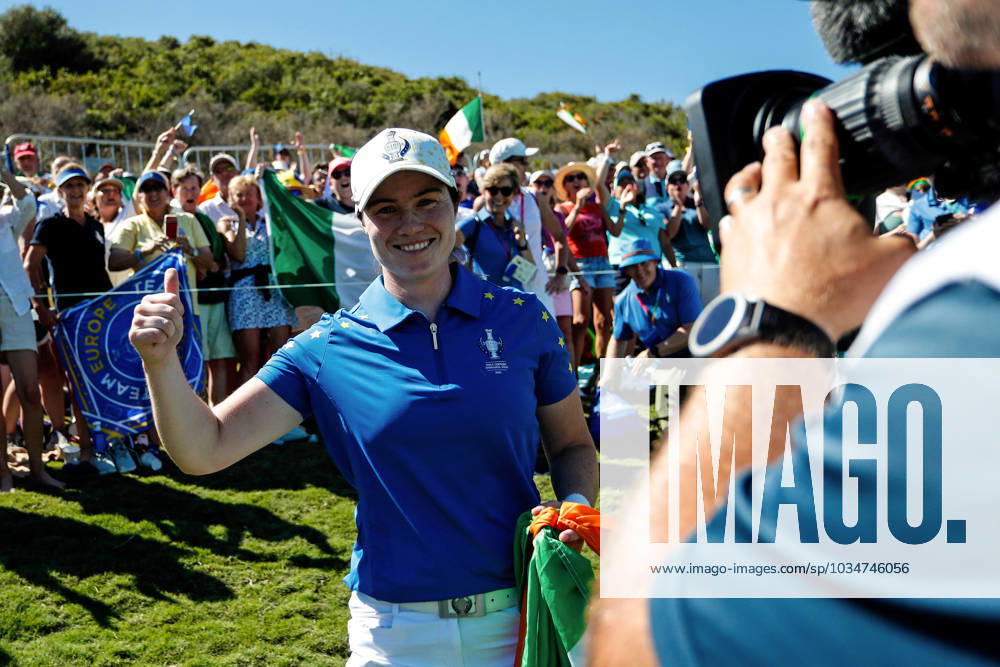 2023 Solheim Cup, Finca Cortesin, Andalucia, Spain 24 9 2023 Leona Maguire Leona Maguire celebrates 24 9 2023