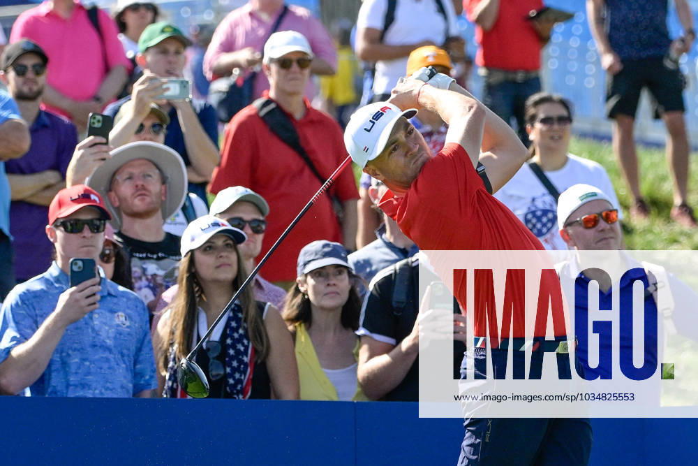 Justin Thomas (USA) during the Ryder Cup 2023 at Marco Simone Golf & Country Club on September 26, 2023 in Rome Italy.
