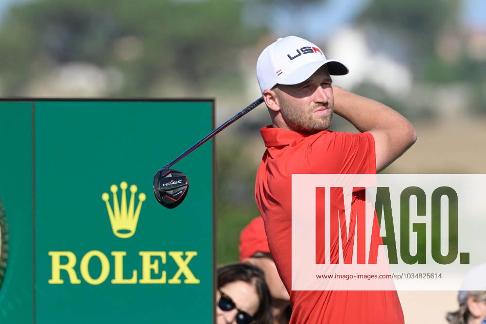 Wyndham Clark (USA) during the Ryder Cup 2023 at Marco Simone Golf & Country Club on September 26, 2023 in Rome Italy.