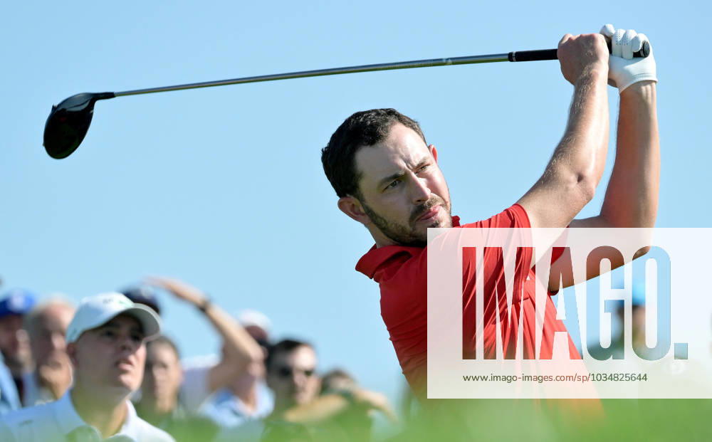 US golfer Patrick Cantlay during practice rounds for the 2023 Ryder Cup golf tournament at Marco Simone Golf Club in Guidonia, near Rome, Italy, 26 September 2023. The 44th Ryder Cup matches between the US and Europe will be held in Italy from 29 September to 01 October 2023.ANSA ETTORE FERRARI 2023 Ryder Cup golf tournament - ZUMAa110 20230926_zaf_a110_059