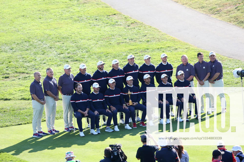 GOLF - Ryder Cup 2023 ROME,ITALY,28.SEP.23 - GOLF - Ryder Cup, preview. Image shows the team of USA. GEPAxpictures Oberlaender