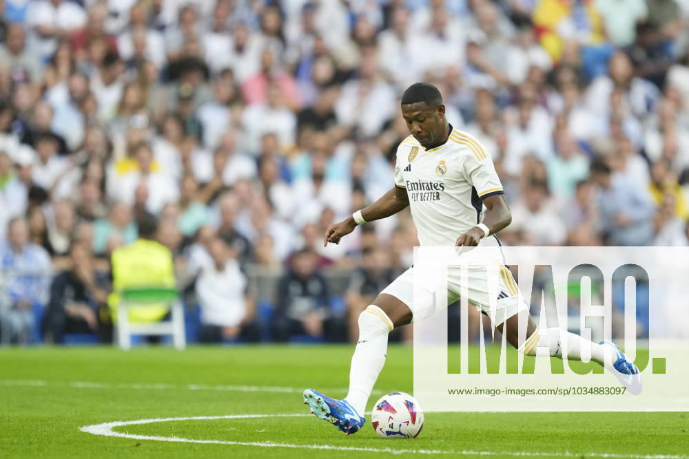 Real Madrid CF v UD Las Palmas - LaLiga EA Sports David Alaba centre-back of Real Madrid and Austria during the LaLiga EA Sports match between Real Madrid CF and UD Las Palmas at Estadio Santiago Bernabeu on September 27, 2023 in Madrid, Spain. Madrid Spain