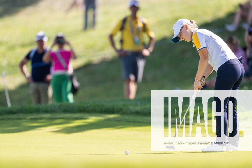 Nora Sundberg of Team Europe competes in round four of the Junior Ryder Cup on September 28, 2023 in Rome Photo Mathias Bergeld BILDBYRAN code MB MB0734 golf ryder cup träning practice training day 1 bbeng junior ryder cup