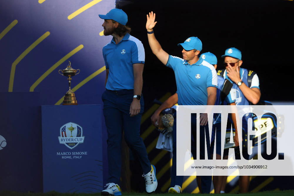 Rome Ryder Cup 2023 - Foursomes Session, 29.09.2023 Rome, Italy 29.09.2023: Rory Mcilroy of Europe during Foursomes Session at RYDER CUP 2023 at Marco Simone Golf & Country Club di Guidonia Montecelio, Roma Rome italy -