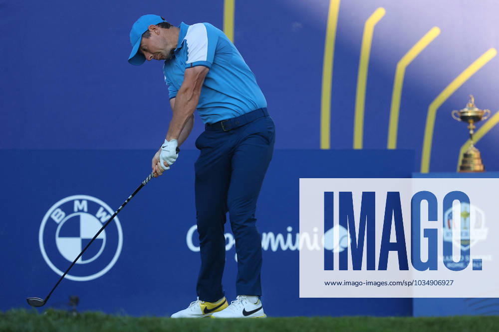 Rome Ryder Cup 2023 - Foursomes Session, 29.09.2023 Rome, Italy 29.09.2023: Rory Mcilroy of Europe during Foursomes Session at RYDER CUP 2023 at Marco Simone Golf & Country Club di Guidonia Montecelio, Roma Rome italy -