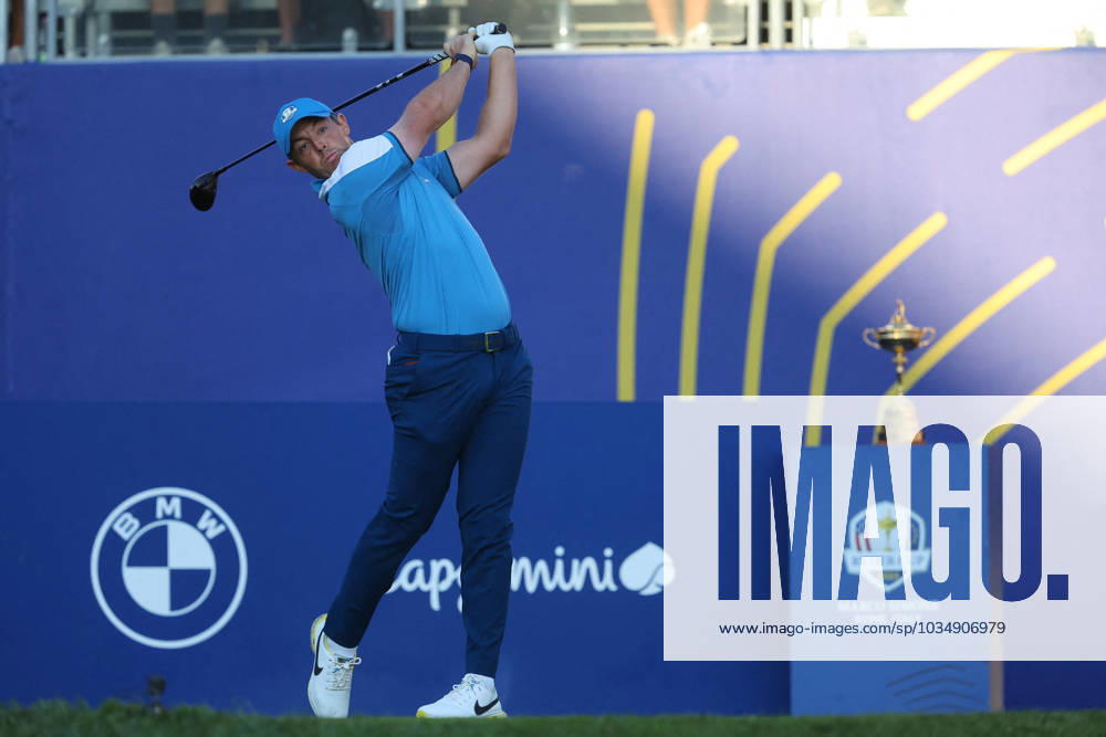 Rome Ryder Cup 2023 - Foursomes Session, 29.09.2023 Rome, Italy 29.09.2023: Rory Mcilroy of Europe during Foursomes Session at RYDER CUP 2023 at Marco Simone Golf & Country Club di Guidonia Montecelio, Roma Rome italy -