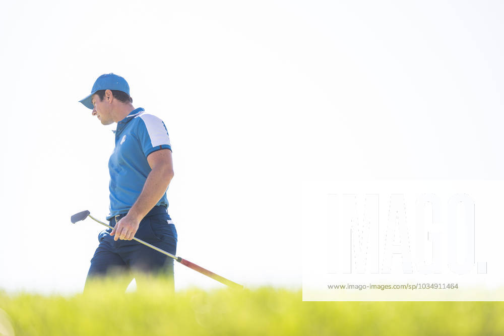 Viktor Hovland of Team Europe in a foursome match during day one of the Ryder Cup on September 29, 2023 in Rome Photo Mathias Bergeld BILDBYRAN kod MB MB0736 golf ryder cup day 1 bbeng round 1