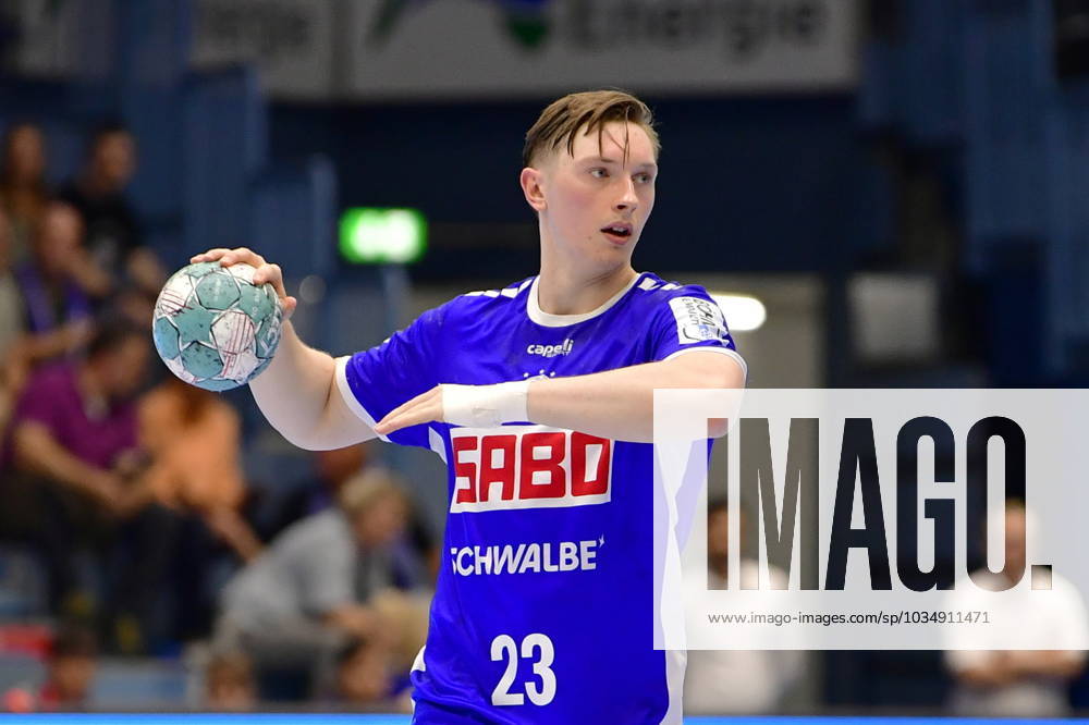 Ole Pregler VfL Gummersbach 23 VfL Gummersbach vs HC Erlangen, Handball, Bundesliga, Matchday 7, Season 2023 24, 28 09 2023 VfL Gummersbach vs HC Erlangen, Handball, Bundesliga, Matchday 7, Season 2023 24, 28 09 2023 Gummersbach