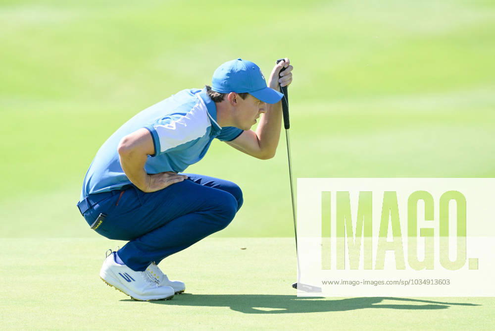 Golf match - Ryder Cup 2023 Rory McIlroy (ENG) during the Ryder Cup 2023 at Marco Simone Golf & Country Club on September 29, 2023 in Rome Italy. Rome Italy