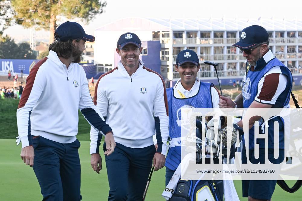 Ryder Cup 2023, Day Two, Morning Foursomes, Golf, Marco Simone Golf & Country Club, Rome, Italy - 30 Sep 2023