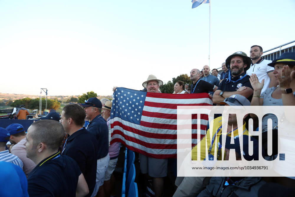 Rome Ryder Cup 2023 - Session One Foursomes MATCHES, 30.09.2023 Rome, Italy 30.09.2023: Public at Session One - Foursomes at RYDER CUP 2023 at Marco Simone Golf & Country Club di Guidonia Montecelio, Roma Rome italy -