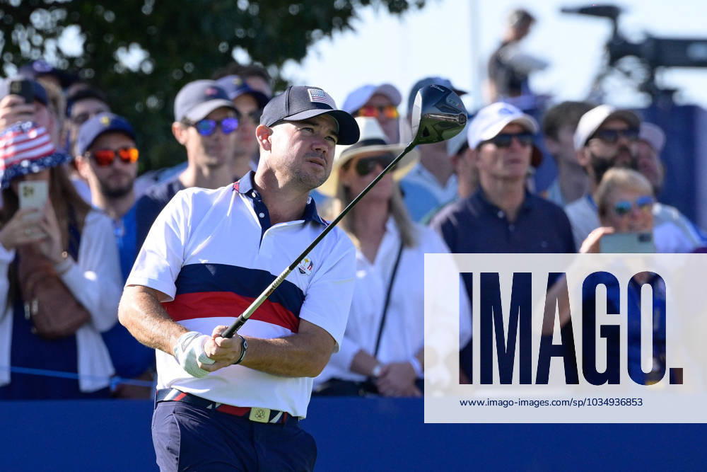 Golf match - Ryder Cup 2023 Brian Harman (USA) during the Ryder Cup 2023 at Marco Simone Golf & Country Club on September 30, 2023 in Rome Italy. Rome Italy