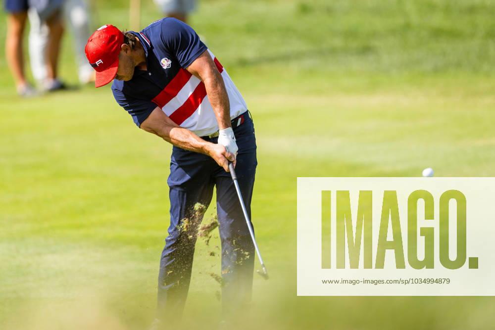 Brooks Koepka of Team USA in a singles match during day three of the Ryder Cup on October 1, 2023 in Rome Photo Mathias Bergeld BILDBYRAN kod MB MB0738 golf ryder cup day 3 bbeng