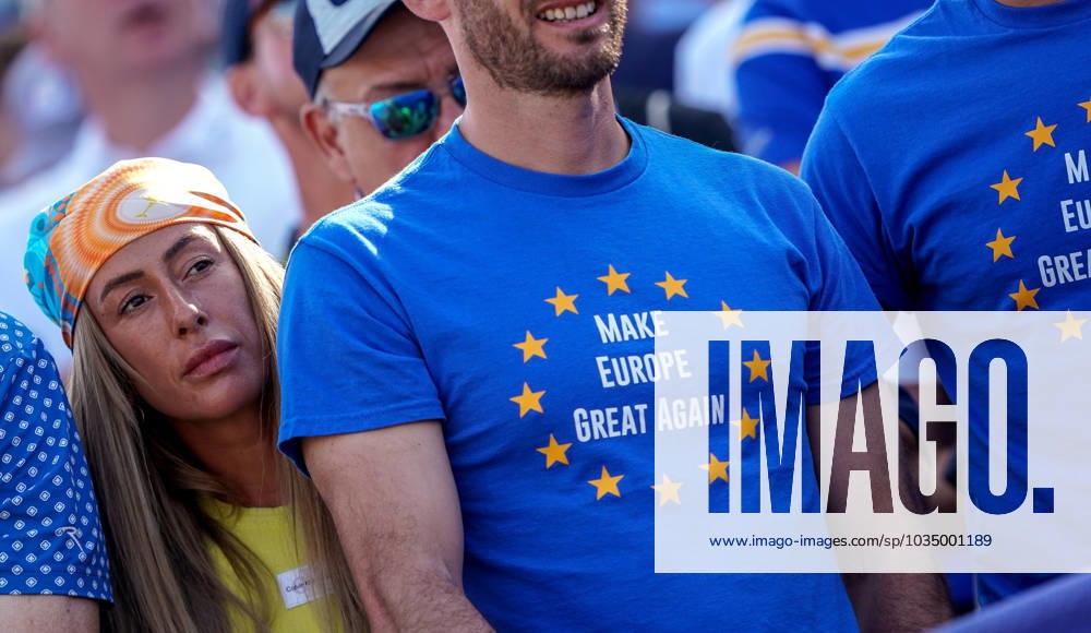 2023 Ryder Cup, Marco Simone Golf and Country Club, Rome, Italy 1 10 2023 Europe fans Europe fans 1 10 2023