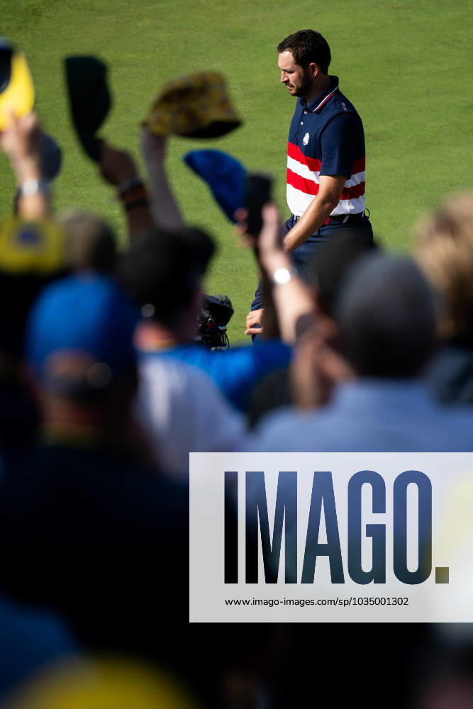 Patrick Cantlay of team USA in a singles match during day three of the Ryder Cup on October 1, 2023 in Rome Photo Mathias Bergeld BILDBYRAN kod MB MB0738 golf ryder cup day 3 bbeng