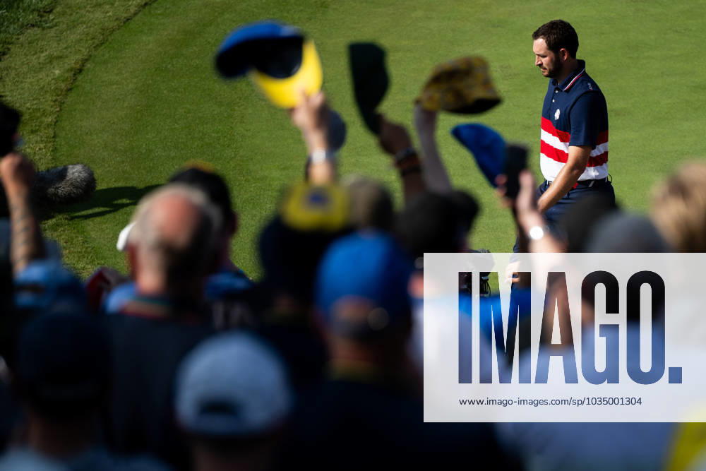 Patrick Cantlay of team USA in a singles match during day three of the Ryder Cup on October 1, 2023 in Rome Photo Mathias Bergeld BILDBYRAN kod MB MB0738 golf ryder cup day 3 bbeng