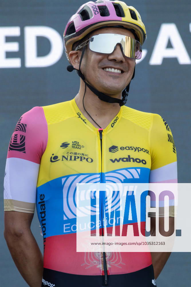 Carapaz Richard of EF EDUCATION - EASYPOST during 2023 Giro di Lombardia, Street Cycling race in Como, Italy, October 07 2023