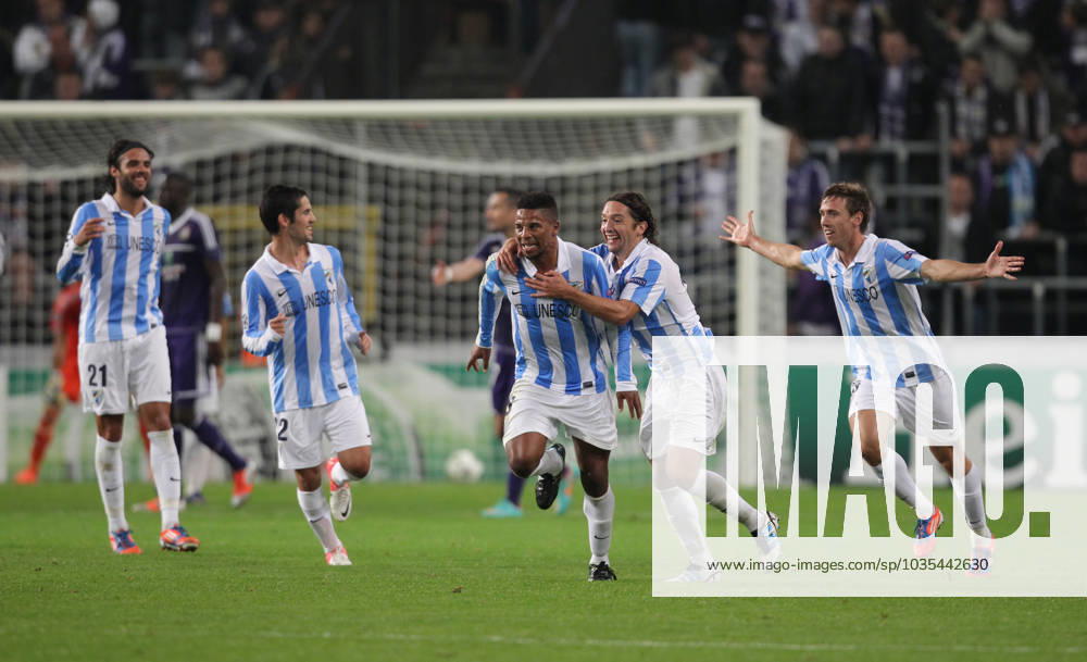 UEFA CL : RSC ANDERLECHT - MALAGA CF 20121003 - Brussels, Belgium UEFA CL : RSC ANDERLECHT - MALAGA CF ELISEU - Vreugde Joie Celebration UEFA CHAMPIONS LEAGUE 2012 - 2013 GROUP STAGE CL GROUP C MATCHDAY 2 SOCCER FOOTBALL VOETBAL RSCA PICTURE BY VINCENT VAN DOORNICK ISOSPO BRUXELLES BRUSSEL BRUSSELS BELGIQUE BELGIE BELGIUM