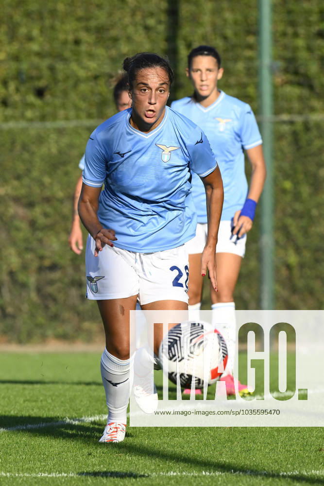 Italian football Serie A Women match - Lazio Women vs FC Internazionale Women Marta Varriale of S.S. Lazio Women during Women s Italian Cup round of 16 between S.S. Lazio Women vs F.C. Inter, 12 October 2023, Stadium Mirko Fersini, Formello Italy. Rome Italy