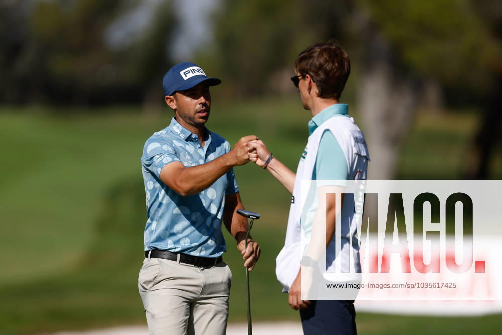 Sebastian Garcia of Spain in action during Acciona Open de Espana, Round 2, Golf tournament celebrated at Club de Campo on October 13, 2023, in Madrid, Spain. MADRID SPAIN - ZUMAa181 20231013_zaa_a181_132