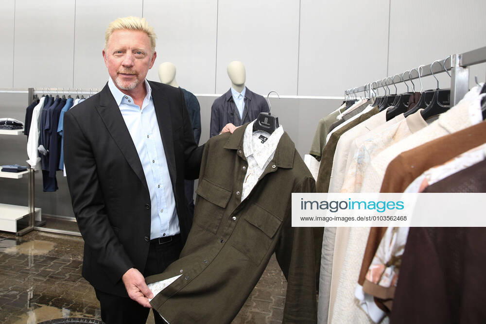 Boris Becker at the presentation of his Boris Becker fashion collection on 28 08 2020 during the fashion fair Gallery Fashion and Shoes 2020 in Düsseldorf Boris Becker at the presentation of his fashion collection in Düsseldorf