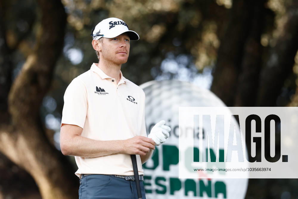 Sebastian Soderberg of Switzerland in action during Acciona Open de Espana, Round 4, Golf tournament celebrated at Club de Campo on October 15, 2023, in Madrid, Spain. MADRID SPAIN - ZUMAa181 20231015_zaa_a181_036