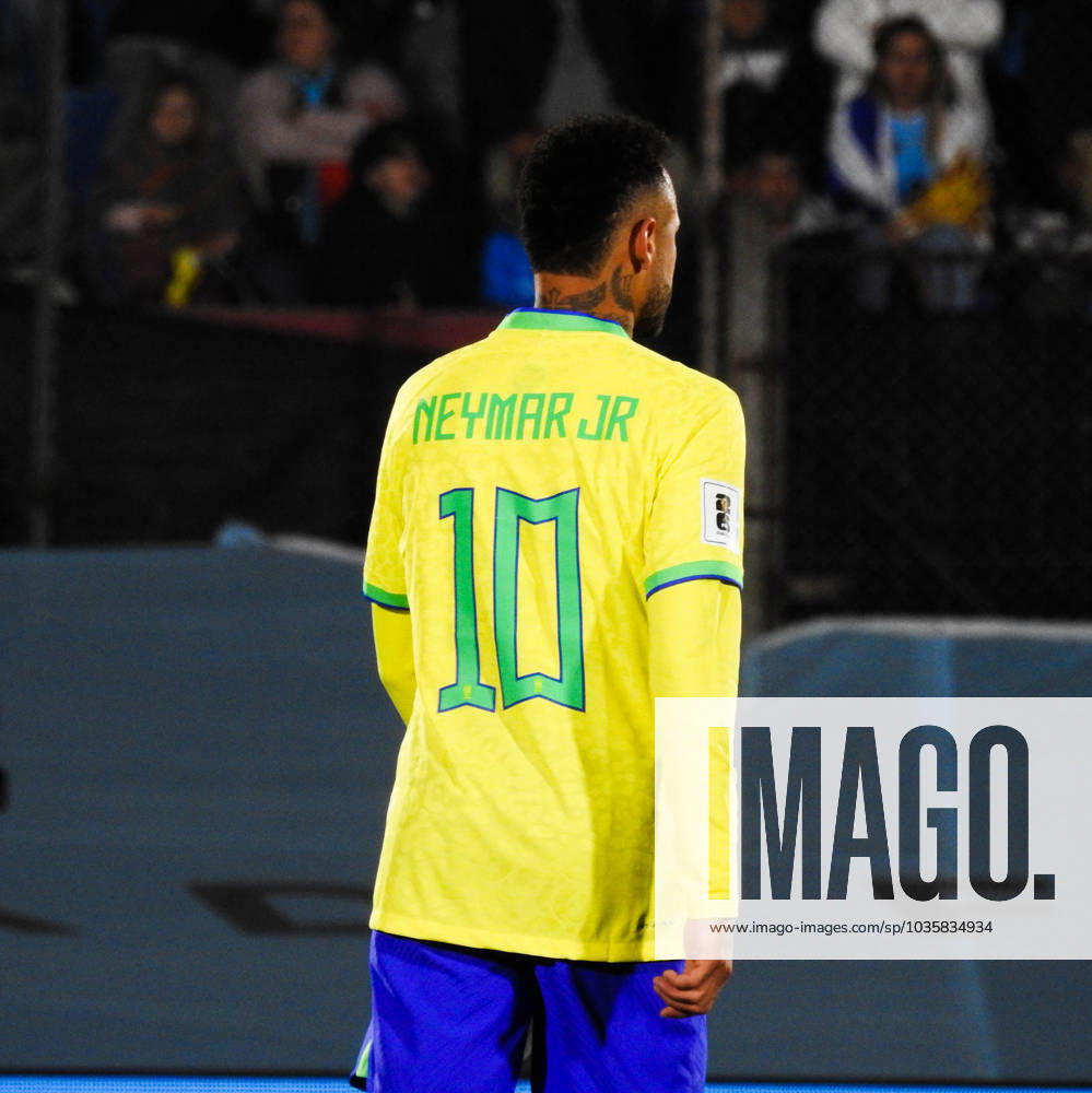 Eliminatorias Uruguai x Brasil MONTEVIDEU, C. - 17.10.2023: ELIMINATORIAS URUGUAI X BRASIL - Player Neymar Jr (Brazil), Uruguay vs Brazil game, for Qualifiers 2026, Montevideo, Uruguay. (Photo: Enzo vignoli Fotoarena) x2449046x Enzoxvignoli