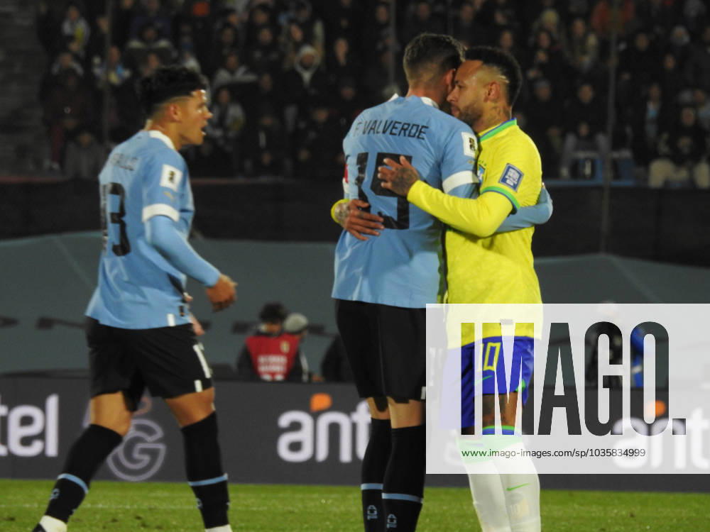 Eliminatorias Uruguai x Brasil MONTEVIDEU, C. - 17.10.2023: ELIMINATORIAS URUGUAI X BRASIL - Player Neymar Jr (Brazil), Uruguay vs Brazil game, for Qualifiers 2026, Montevideo, Uruguay. (Photo: Enzo vignoli Fotoarena) x2449066x Enzoxvignoli