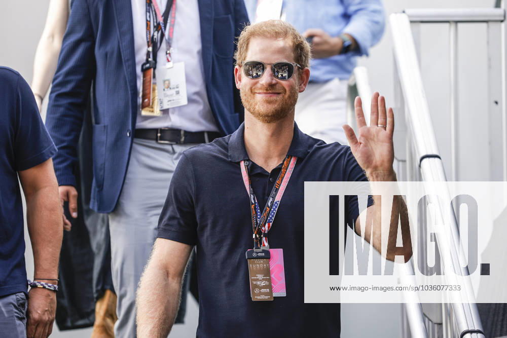 KW42 Prince Harry, Duke of Sussex portrait during the 2023 Formula 1 Lenovo United States Grand Prix, 18th round of the 2023 Formula One World Championship, WM, Weltmeisterschaft from October 20 to 22, 2023 on the Circuit of The Americas, in Austin, USA - F1 - US GRAND PRIX 2023 - RACE DPPI Panoramic 00123041__R5_1741_1