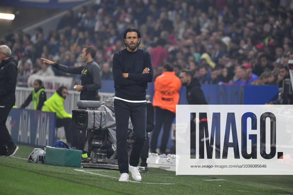 Fabio Grosso (lyon) FOOTBALL: Olympique Lyonnais vs Clermont Foot - Ligue 1 - 22 10 2023 FredericChambert Panoramic