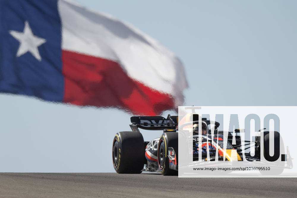 Max Verstappen (1) with Oracle Red Bull Racing in action finals at the Formula 1 Lenovo United States Grand Prix, Circuit of the Americas. Austin, Texas. CSM. Austin United States of America - ZUMAc04_ 20231022_faf_c04_064