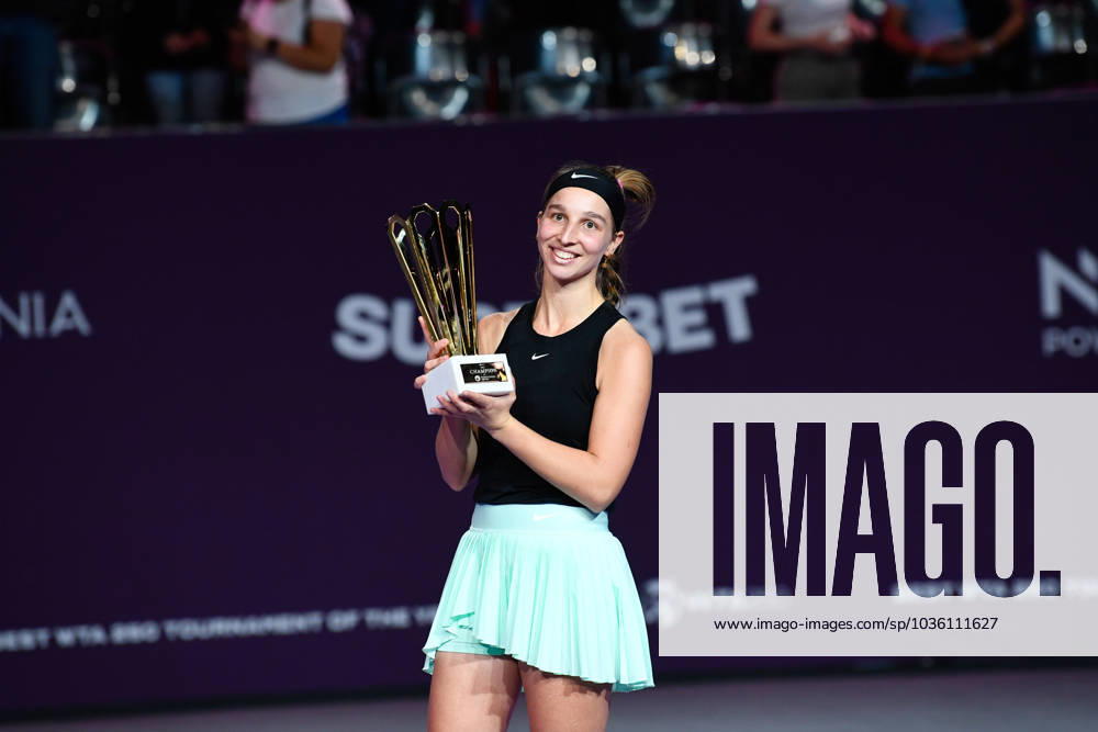 KW42 Transylvania Open 2023: Final Tamara Korpatsch during Trasylvania Open Finals: WTA, Tennis Damen Tennis Damen 250 Tournament in Cluj-Napoca, BT Arena Cluj-Napoca Romania