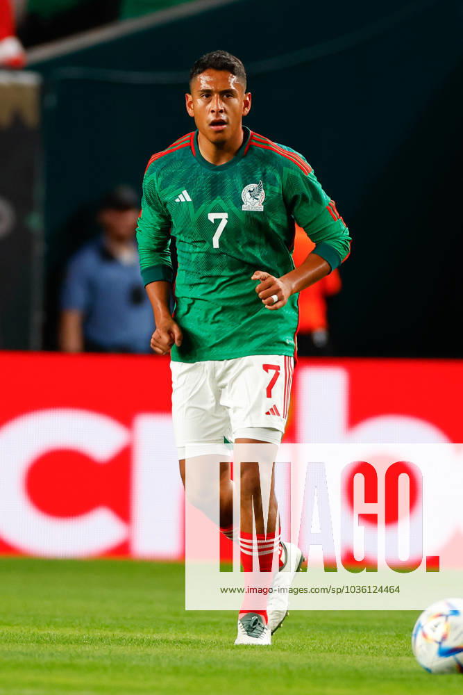 PHILADELPHIA, PA - OCTOBER 17: Luis Romo 7 of Mexico during the International Friendly, Länderspiel, Nationalmannschaft between Germany and Mexico at Lincoln Financial Field on October 17, 2023 in Philadelphia, Pennsylvania. (Photo by Rich Graessle Icon Sportswire) SOCCER: OCT 17 Mexico vs Germany Icon23101725828