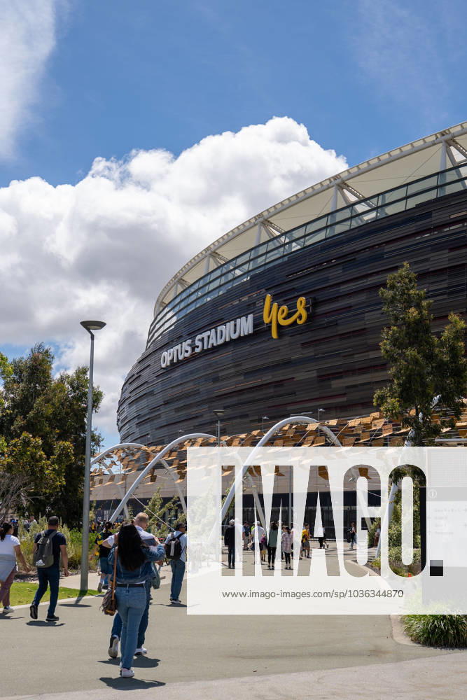 Perth, Australia, October 29th 2023: The view outside the stadium before the AFC Womens Olympic Qualifying Tournament Round 2 game between Philippines and Australia at Optus Stadium in Perth, Australia (Noe Llamas SPP)