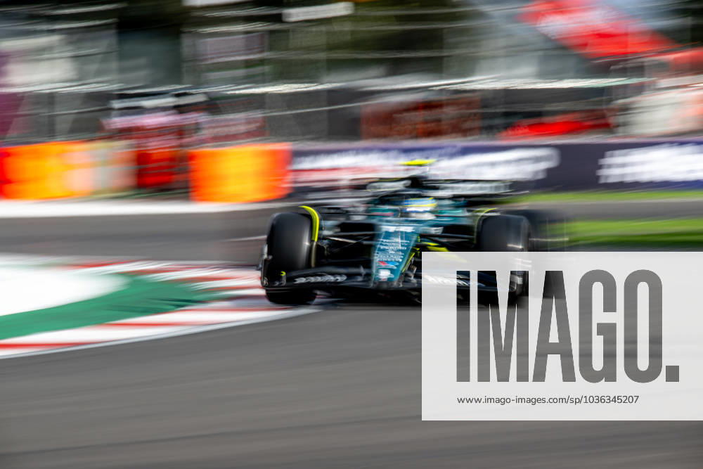 MEXICO CITY, MEXICO: Fernando Alonso, racing for the Aston Martin F1 team during the 2023 Formula 1 Mexico City Grand Prix at the Autodromo Hermanos Rodriguez in Mexico City, Mexico