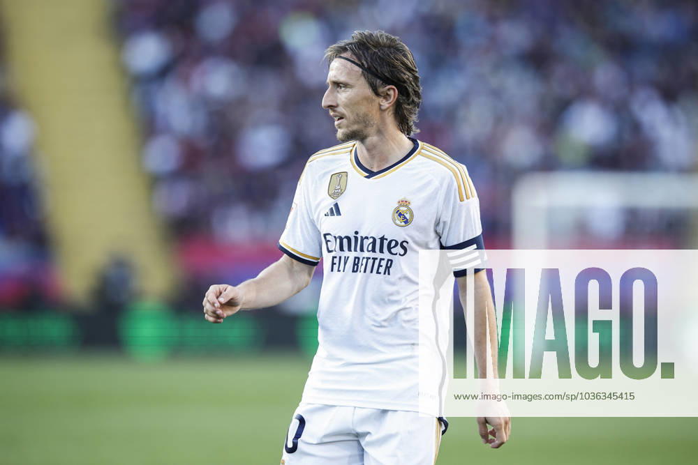 FC Barcelona, Barca Vs Real Madrid - La Liga 10 Luka Modric of Real Madrid during the La Liga el clasico match between FC Barcelona v Real Madrid at Estadi Olimpic Lluis Companys in Barcelona, Spain, on October 28th, 2023. Barcelona Catalonia Spain