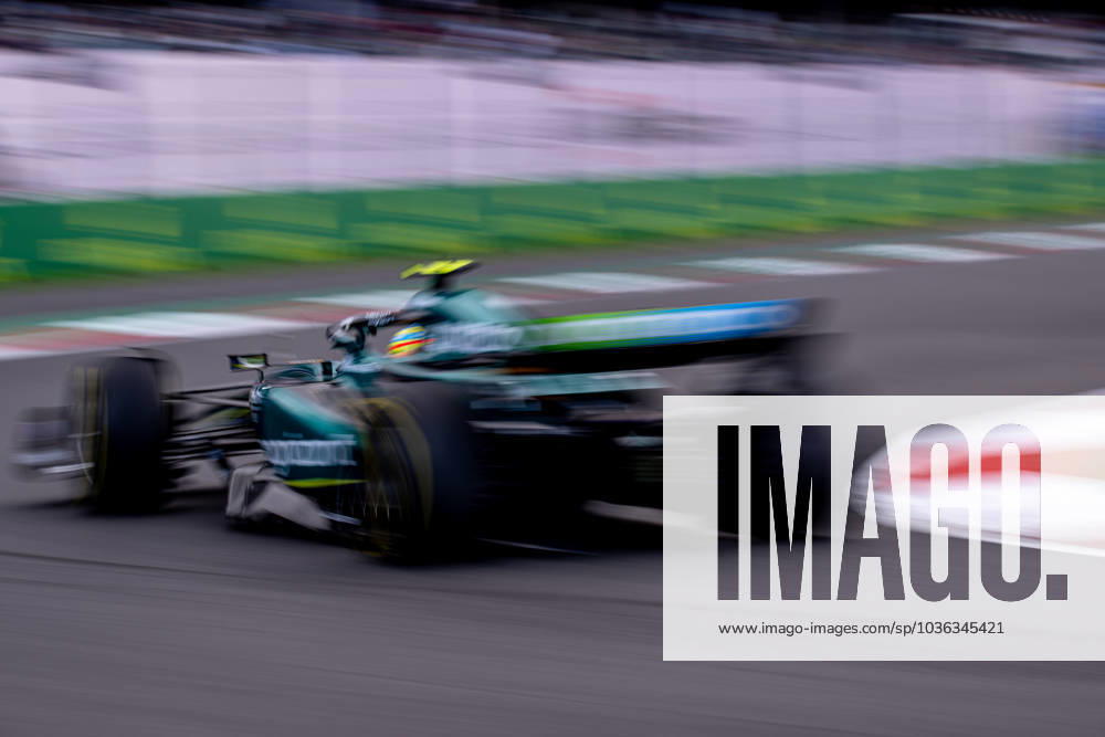 MEXICO CITY, MEXICO: Fernando Alonso, racing for the Aston Martin F1 team during the 2023 Formula 1 Mexico City Grand Prix at the Autodromo Hermanos Rodriguez in Mexico City, Mexico