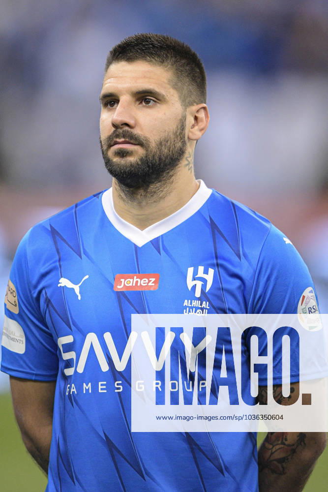 SAFF Roshn Saudi Pro League 2023-24 MD11 Aleksandar Mitrovic of Al-Hilal SFC during the Match Day 11 of the SAFF Roshn Saudi Pro League 2023-24 between Al-Hilal SFC vs Al-Ahli SFC at King Fahd International Stadium on October 27, 2023 in Riyadh, Saudi Arabia. Riyadh King Fahd International Stadium Saudi Arabia