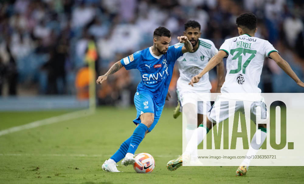 SAFF Roshn Saudi Pro League 2023-24 MD11 Michael Richard Delgado de Oliveira of Al-Hilal SFC during the Match Day 11 of the SAFF Roshn Saudi Pro League 2023-24 between Al-Hilal SFC vs Al-Ahli SFC at King Fahd International Stadium on October 27, 2023 in Riyadh, Saudi Arabia. Riyadh King Fahd International Stadium Saudi Arabia