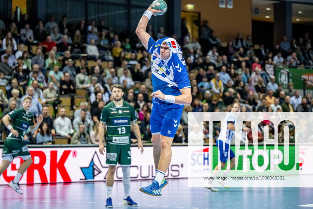 Handball Bundesliga HSG Wetzlar TVB Stuttgart, 29 10 23 Lukas Laube 24 TVB Stuttgart Handball Bundesliga HSG Wetzlar TVB Stuttgart Wetzlar, 29 10 23