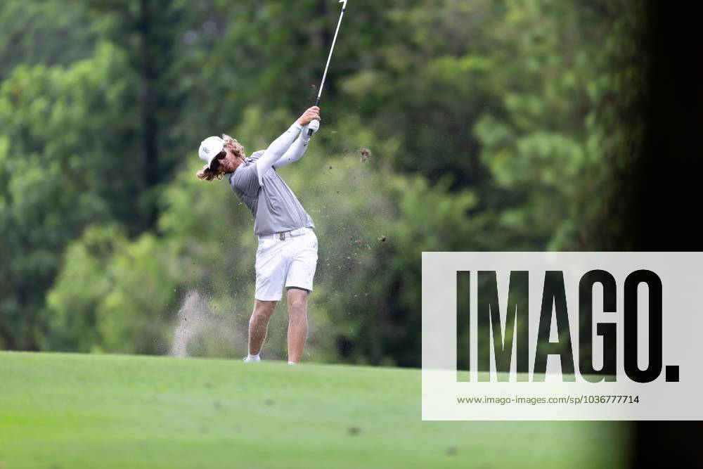 The Hong Kong Open Golf Championship 2023 at Hong Kong Golf Club in Hong Kong - 09 Nov 2023 Scott Vincent of Zimbabwe plays during the round 1 draw matches on day one of The Hong Kong Open Golf Championship 2023 at Hong Kong Golf Club. Hong Kong China