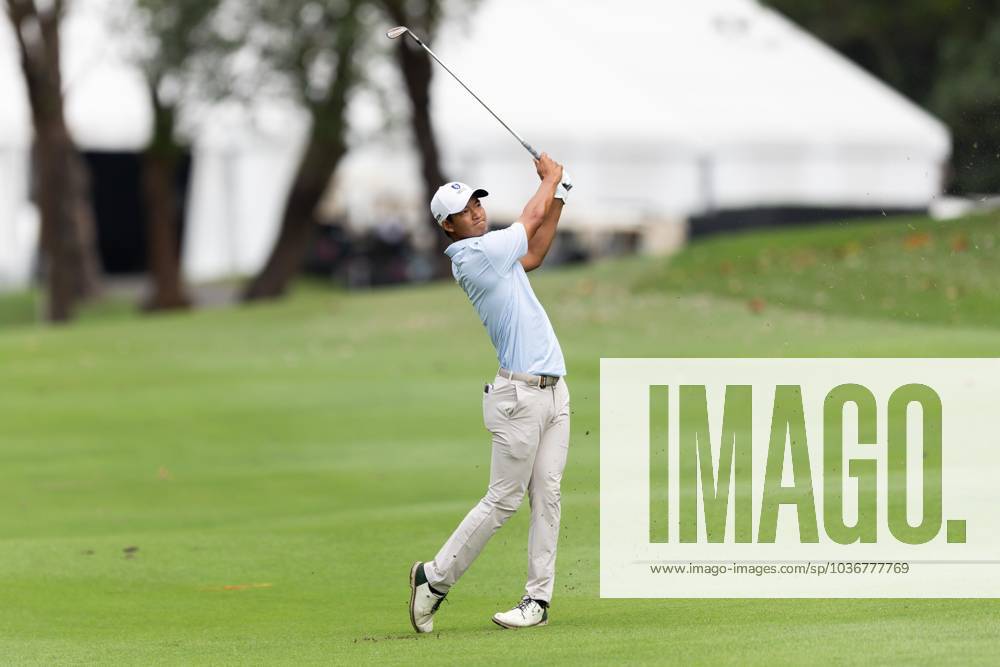 Taichi Kho of Hong Kong plays during the round 1 draw matches on day one of The Hong Kong Open Golf Championship 2023 at Hong Kong Golf Club. Hong Kong China - ZUMAs197 20231109_aaa_s197_089