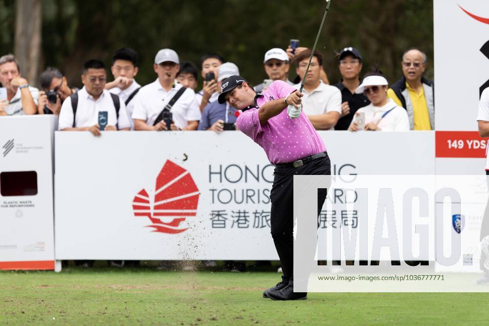 Patrick Reed of USA plays during the round 1 draw matches on day one of The Hong Kong Open Golf Championship 2023 at Hong Kong Golf Club. Hong Kong China - ZUMAs197 20231109_aaa_s197_090