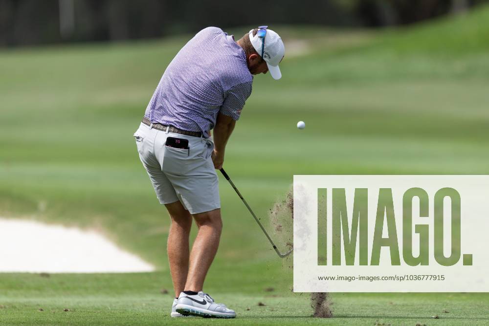 Talor Gooch of USA plays during the round 1 draw matches on day one of The Hong Kong Open Golf Championship 2023 at Hong Kong Golf Club. Hong Kong China - ZUMAs197 20231109_aaa_s197_116